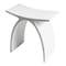 Alfi Brand Arched White Matte Solid Surface Resin Bathroom / Shower Stool ABST77 - alternate 9